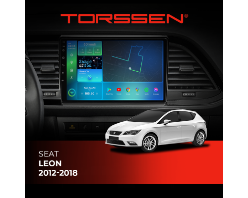 Штатная магнитола Torssen Seat Leon 12-18 F9464 4G Carplay DSP