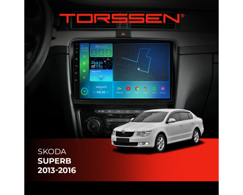 Штатная магнитола Torssen Skoda Superb 13-16 NF10 Carplay