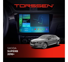 Штатна магнітола Torssen 2K Skoda Superb 16+ F10432 4G Carplay DSP