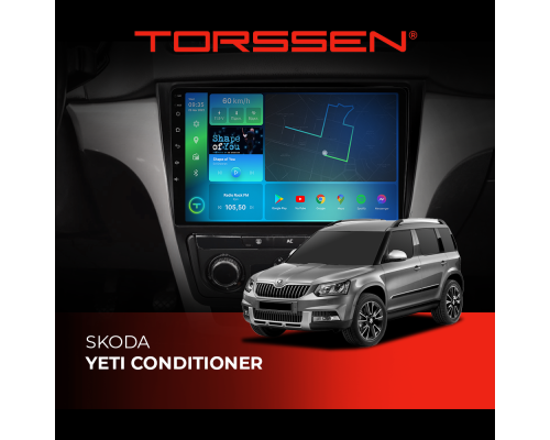 Штатная магнитола Torssen Skoda Yeti Conditioner NF10 Carplay