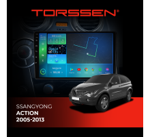 Штатна магнітола Torssen SsangYong Action 05-13 F9332 4G Carplay