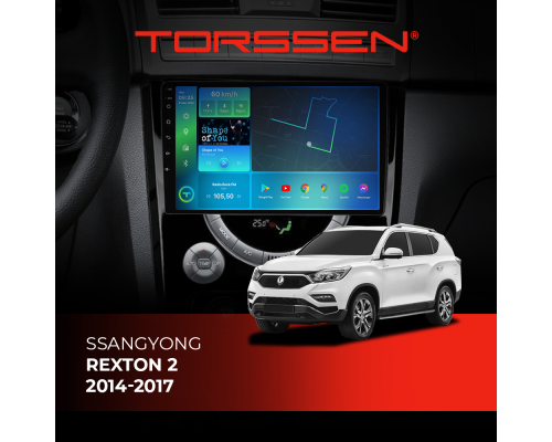 Штатна магнітола Torssen SsangYong Rexton 2 14-17 F9332 4G Carplay DSP