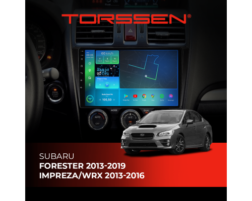 Штатная магнитола Torssen Subaru Forester 2013-2019,Impreza/WRX 2013-2016 F9464 4G Carplay DSP