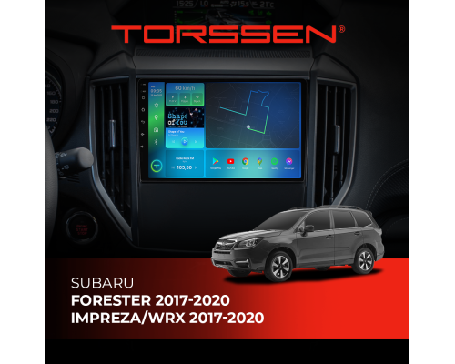 Штатна магнітола Torssen Subaru Forester 2017-2020, Impreza/WRX 2017-2020 F9332 4G Carplay DSP