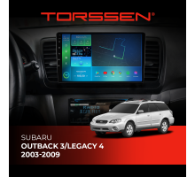 Штатная магнитола Torssen Subaru Outback 3/Legacy 4 (2003-2009) F9464 4G Carplay DSP