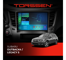 Штатная магнитола Torssen Subaru Outback4 /Legacy 5 F96128 4G Carplay