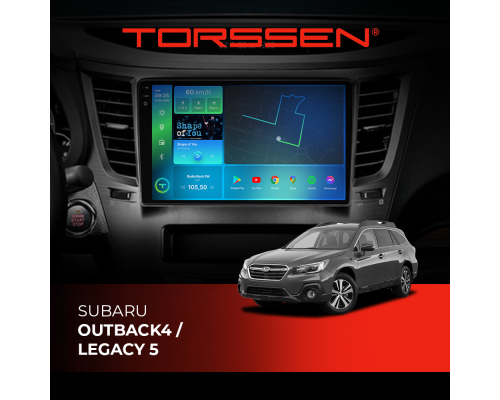 Штатная магнитола Torssen 2K Subaru Outback4 /Legacy 5 F9464 4G Carplay DSP