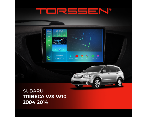 Штатна магнітола Torssen Subaru Tribeca WX W10 (2004-2014) F98256 4G Carplay DSP