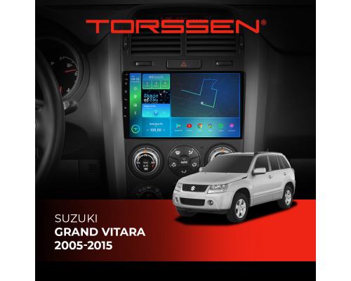 Штатная магнитола Torssen Suzuki Grand Vitara 05-15 F96128 4G Carplay