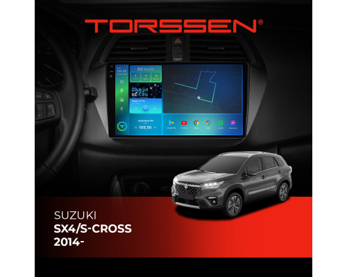 Штатна магнітола Torssen 2K DTS Suzuki SX4/S-cross 14- F9432 4G Carplay DSP