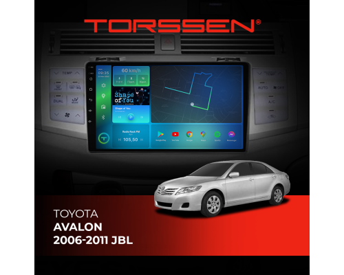 Штатна магнітола Torssen Toyota Avalon 06-11 JBL F9332 4G Carplay