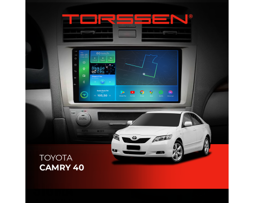 Штатна магнітола Torssen Toyota Camry 40 F9332 4G Carplay