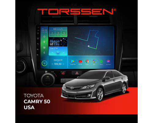 Штатная магнитола Torssen Toyota Camry 50 USA F10464 4G