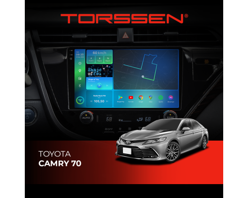 Штатна магнітола Torssen 2K Toyota Camry 70 F10432 4G Carplay DSP