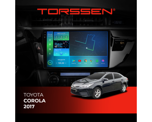 Штатна магнітола Torssen 2K Toyota Corola 17 F10432 4G Carplay DSP