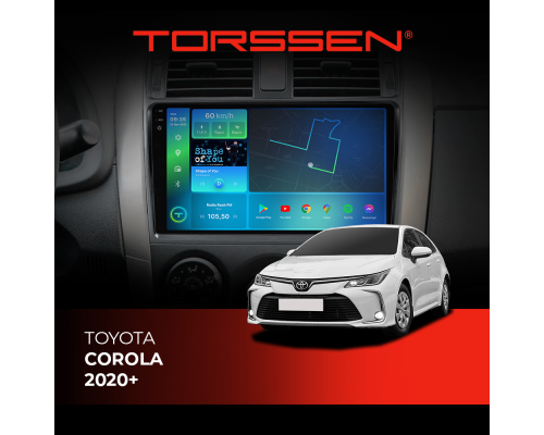 Штатна магнітола Torssen 2K Toyota Corola 20+ F10432 4G Carplay DSP