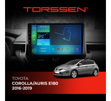 Штатна магнітола Torssen Toyota Corolla / Auris E180  2016-2019 F9464 4G Carplay DSP