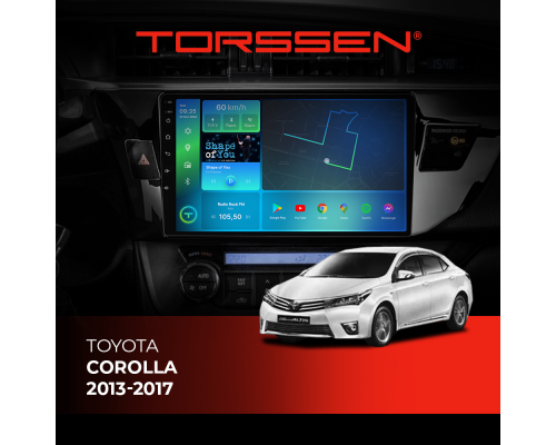 Штатная магнитола Torssen Toyota Corolla 2013-2017 NF10 Carplay