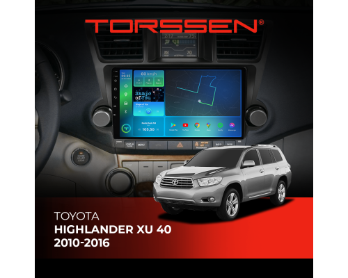 Штатная магнитола Torssen Toyota Highlander XU 40 2010-2016 F10464 4G