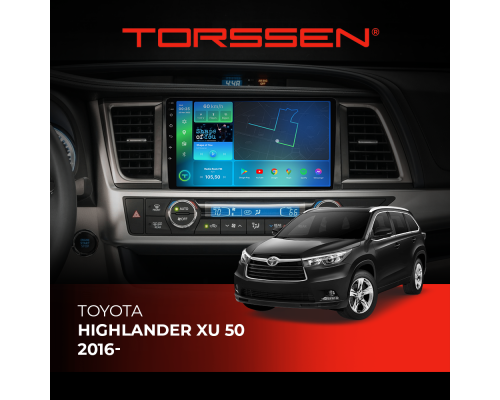 Штатная магнитола Torssen Toyota Highlander XU 50 2016- NF10 Carplay