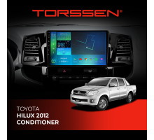 Штатна магнітола Torssen Toyota Hilux 12 Conditioneer F9332 4G Carplay