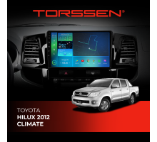 Штатна магнітола Torssen Toyota Hilux 12 climate F9332 4G Carplay