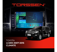 Штатна магнітола Torssen 2K DTS Toyota LC200 2007-2015 climate F10432 4G Carplay DSP