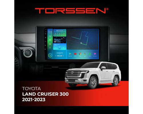 Штатная магнитола Torssen Toyota Land Cruiser 300 2021-2023 NF10 Carplay