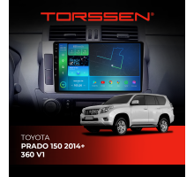 Штатна магнітола Torssen Toyota Prado 150 2014+ 360 V1 F10332 4G Carplay DSP