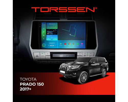 Штатна магнітола Torssen 2K DTS Toyota Prado 150 2017+ F10432 4G Carplay DSP