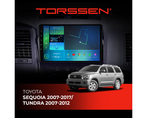 Штатная магнитола Torssen Toyota Sequoia 2007-2017/Tundra 2007-2012 NF10 Carplay