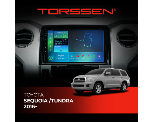 Штатна магнітола Torssen Toyota Sequoia / Tundra 2016- F9332 4G Carplay