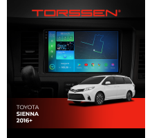 Штатная магнитола Torssen 2K Toyota Sienna 16+ F9464 4G Carplay DSP