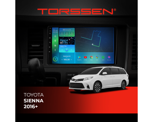 Штатная магнитола Torssen Toyota Sienna 16+ F96128 4G Carplay DSP