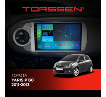 Штатная магнитола Torssen Toyota Yaris (P130) (2011-2013) F96128 4G Carplay DSP