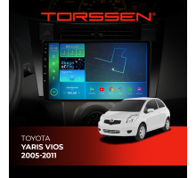 Штатная магнитола Torssen Toyota Yaris Vios 05-11 F96128 4G Carplay DSP