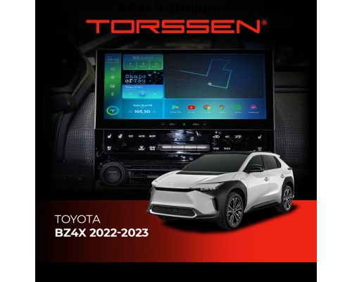 Штатна магнітола Torssen Toyota bZ4X 2022-2024 12.3'' 4+64Gb 4G Carplay DSP