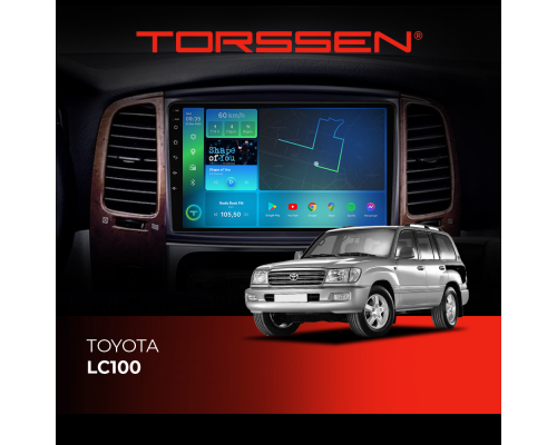 Штатная магнитола Torssen Toyota LC100 F106128 4G Carplay