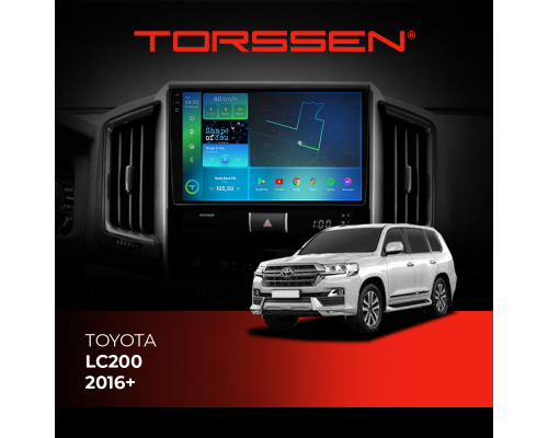 Штатная магнитола Torssen 2K Toyota LC200 2016+  F9464 4G Carplay DSP