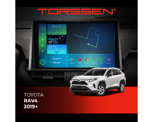 Штатная магнитола Torssen 2K Toyota Rav4 2019+ F10432 4G Carplay DSP