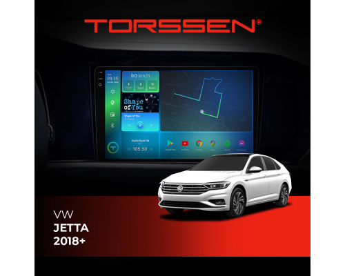 Штатна магнітола Torssen 2K VW Jetta 2018+ F10432 4G Carplay DSP