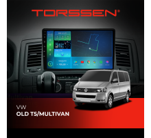 Штатная магнитола Torssen VW Old T5/Multivan F108256 4G Carplay DSP