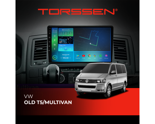 Штатная магнитола Torssen VW Old T5/Multivan F108256 4G Carplay DSP