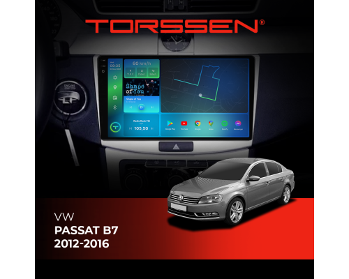 Штатная магнитола Torssen 2K VW Passat B7 12-16 F10432 4G Carplay DSP