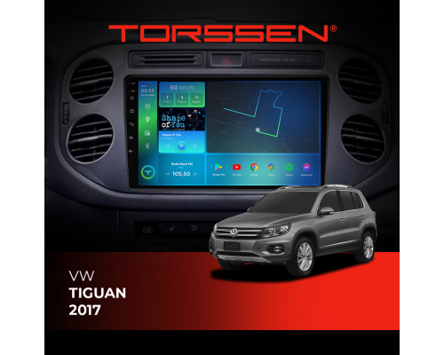 Штатная магнитола Torssen VW Tiguan -17 F9464 4G