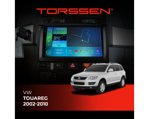 Штатна магнітола Torssen 2K VW Touareg 2002-2010 F9464 4G Carplay DSP з кнопками