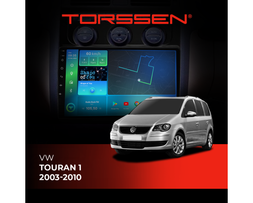 Штатная магнитола Torssen VW Touran 1 (2003-2010) F9464 4G Carplay DSP