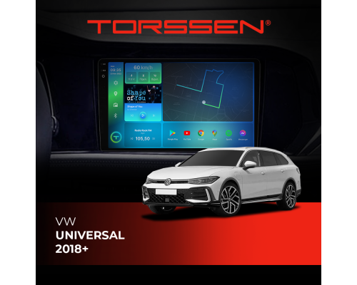 Штатная магнитола Torssen 2K DTS VW Universal 18+ F9432 4G Carplay DSP