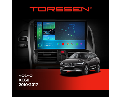 Штатная магнитола Torssen Volvo XC60 10-17 F96128 4G Carplay DSP