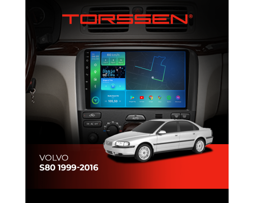 Штатная магнитола Torssen Volvo S80 99-16 F9464 4G Carplay DSP